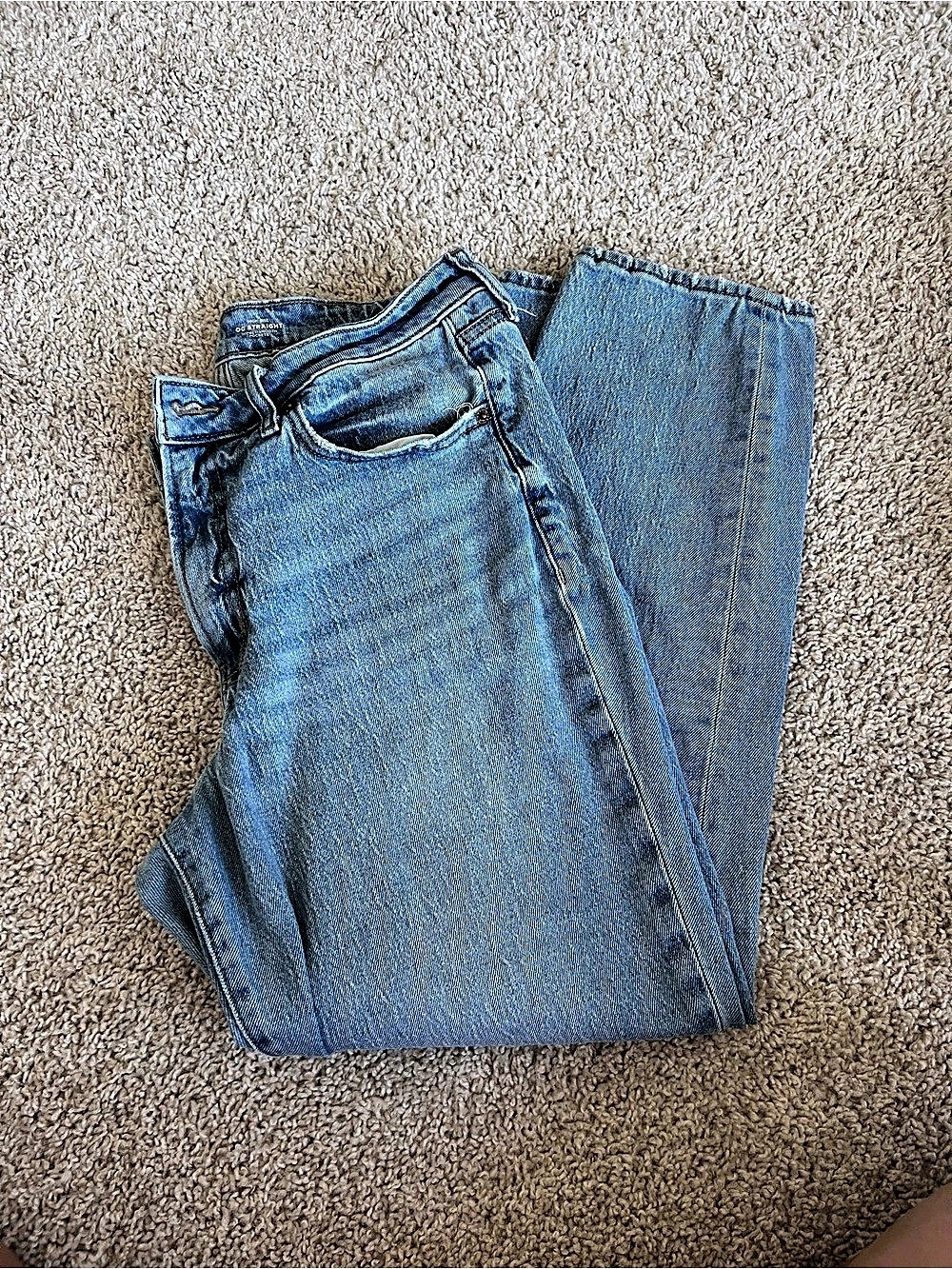 Old Navy High-Waisted OG Straight Secret-Smooth Pockets Jeans